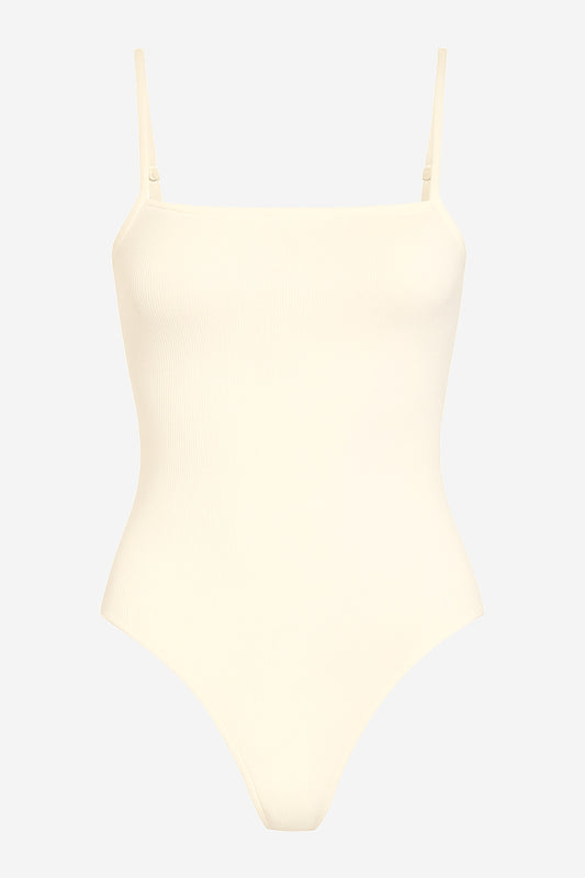 Anthropologie The Renna Seamless Square-neck Bodysuit