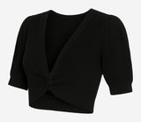 Saltwater Luxe Cropped Sweater - Thumbnail 3
