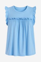 Anthropologie Maeve Sleeveless Ruffle Blouse - Thumbnail 1