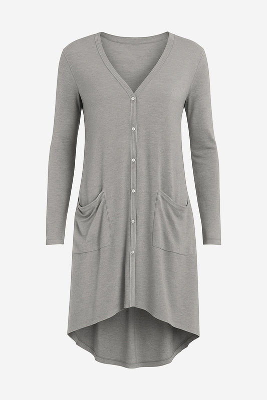 Bobeau High-low Cardigan