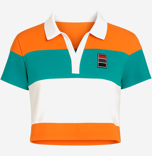 Fila X Dvrx Cropped Polo Shirt