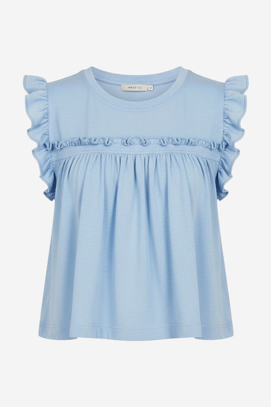 Maeve Sleeveless Ruffle Blouse - Image 2