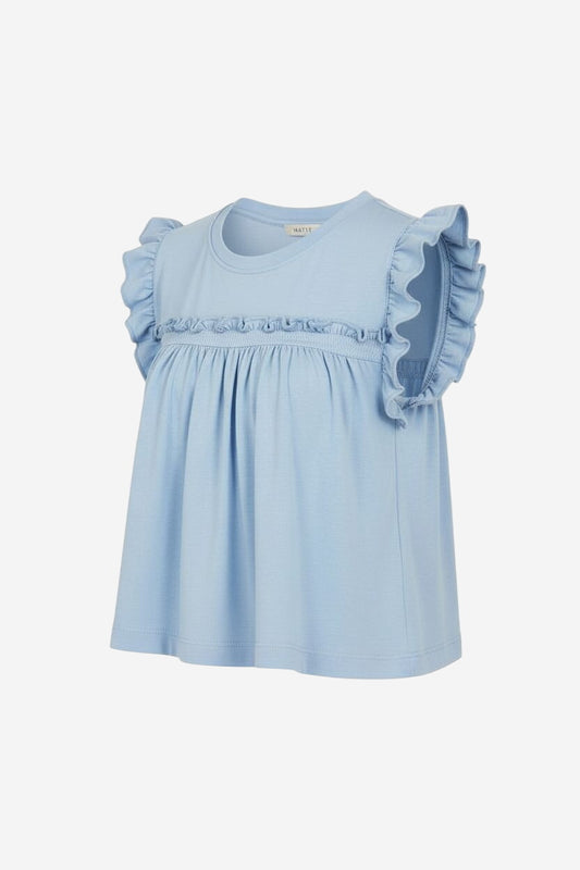 Maeve Sleeveless Ruffle Blouse - Image 5