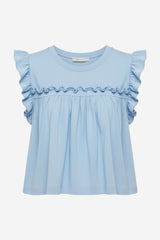 Maeve Sleeveless Ruffle Blouse - Thumbnail 2