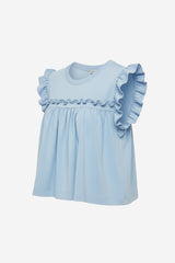 Maeve Sleeveless Ruffle Blouse - Thumbnail 5