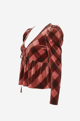 Maeve Velvet Babydoll Top - Thumbnail 5