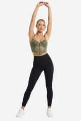 By Anthropologie Floral Lace Underwire Bustier - Thumbnail 1