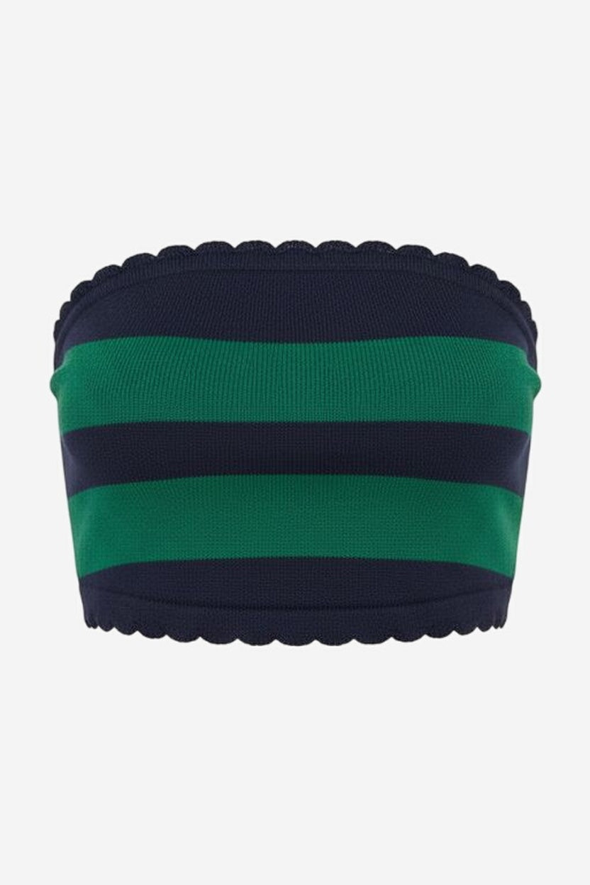 The Mandy Striped Strapless Top - Image 2