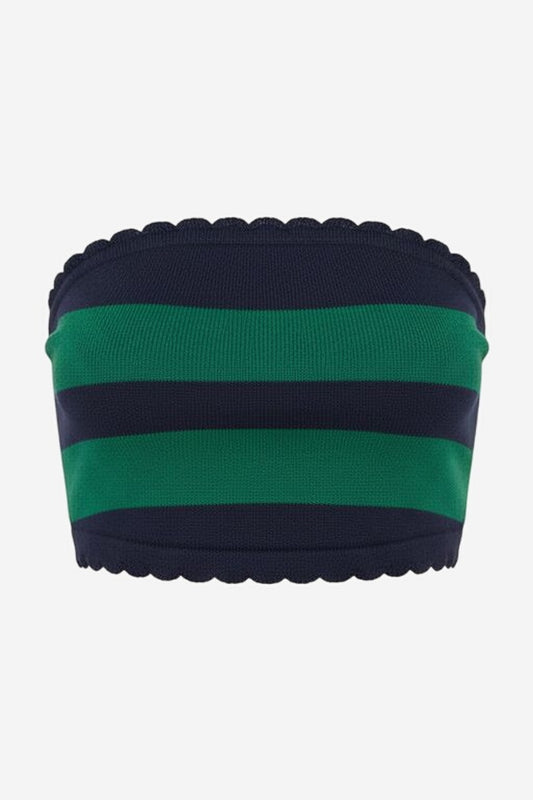 The Mandy Striped Strapless Top - Image 2