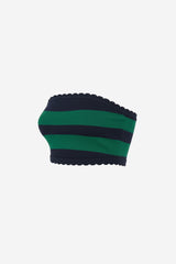 The Mandy Striped Strapless Top - Thumbnail 5