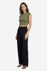 The Renna Seamless High-Neck Top - Thumbnail 1