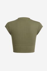 The Renna Seamless High-Neck Top - Thumbnail 4