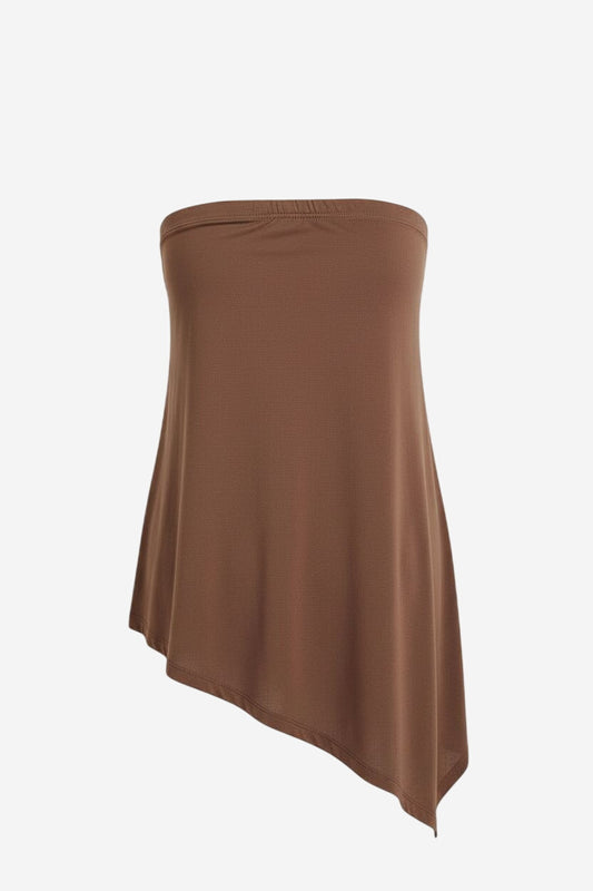 By Anthropologie Strapless Faux-Wrap Top - Image 4