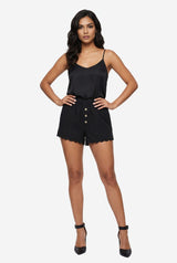 By Anthropologie Scallop Micro Shorts - Thumbnail 1