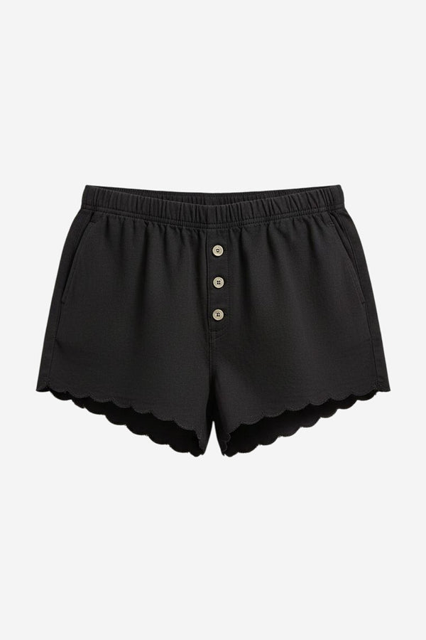 By Anthropologie Scallop Micro Shorts - alternate
