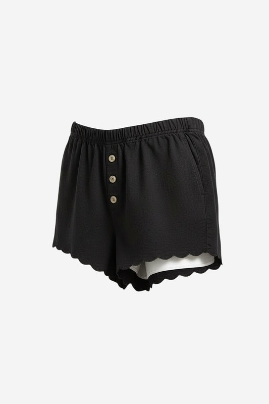 By Anthropologie Scallop Micro Shorts - Image 5