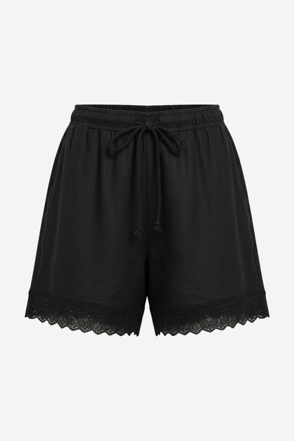 By Anthropologie Linen Tap Shorts - alternate