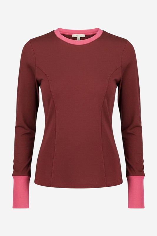 Maeve Long-Sleeve Seamed Tee - Image 2