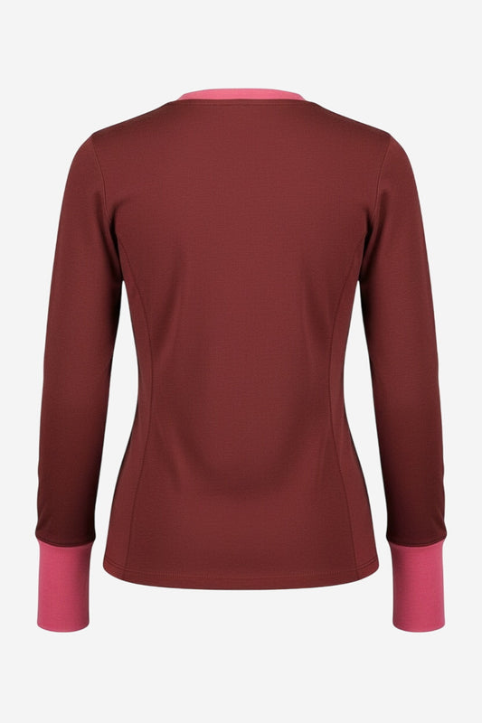Maeve Long-Sleeve Seamed Tee - Image 4