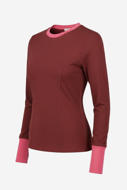 Maeve Long-Sleeve Seamed Tee - Image 5
