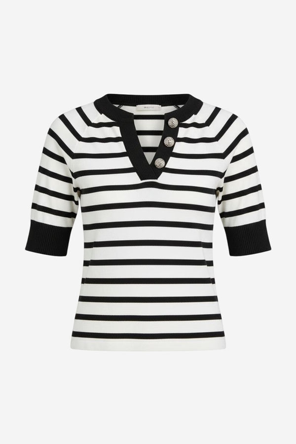 Maeve Half-Sleeve Henley Tee - alternate