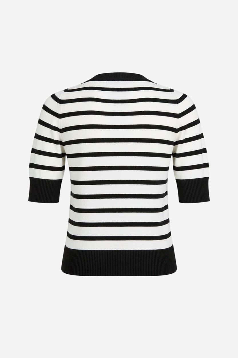 Maeve Half-Sleeve Henley Tee - Image 4