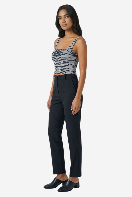 The Hannah Seamless Textured Tank: Tiger Print Edition - Image 3