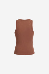 Pilcro Ribbed Halter Tank - Thumbnail 4