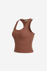 Pilcro Ribbed Halter Tank - Thumbnail 5