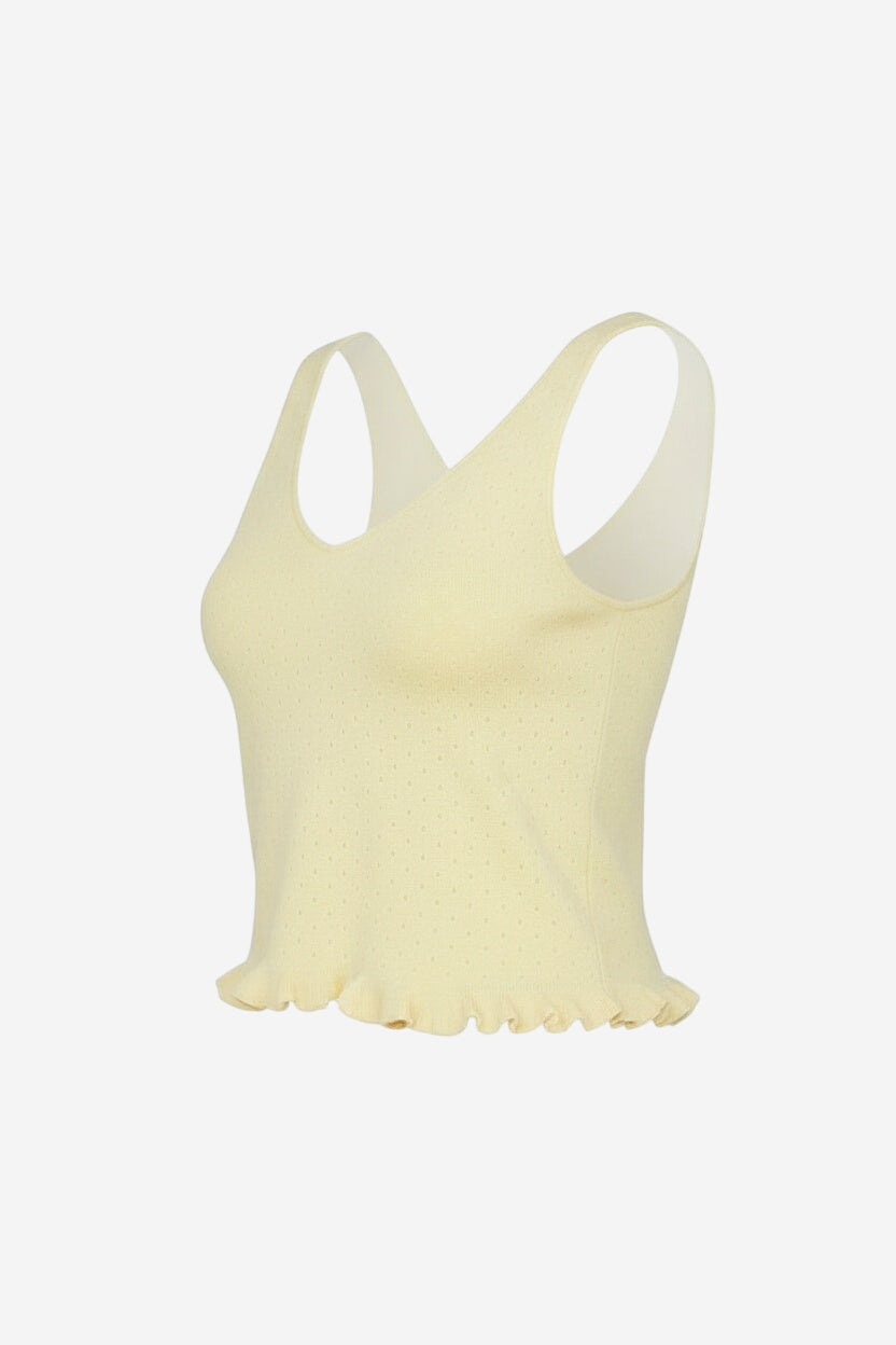 By Anthropologie Pointelle Tank - Image 5