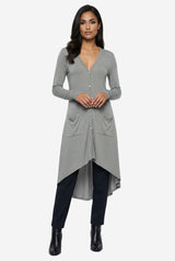 Bobeau High-Low Cardigan - Thumbnail 1