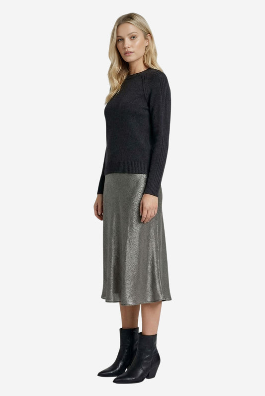 Bobeau Bias Midi Skirt - Image 3