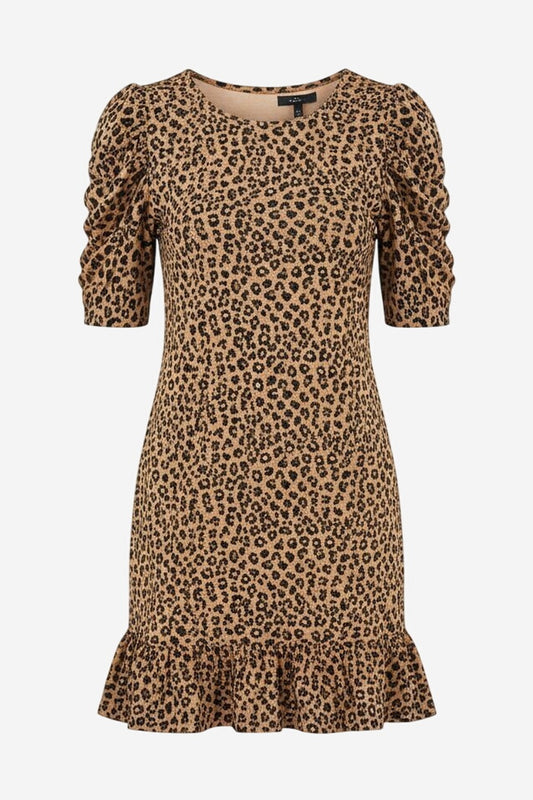 Cece Leopard Print Knit Dress - Image 2