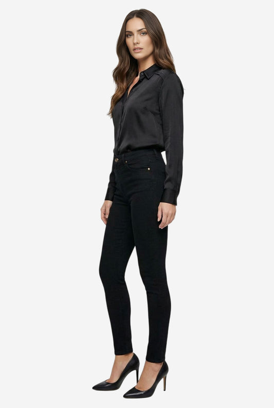 Frame High Waist Skinny Jeans - Image 3