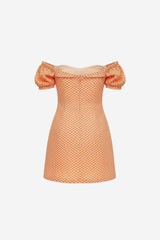 Free People Berry Kiss Eyelet Off the Shoulder Minidress - Thumbnail 4