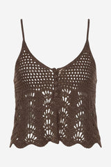 Free People Summer Breeze Linen-Blend Tank - Thumbnail 2