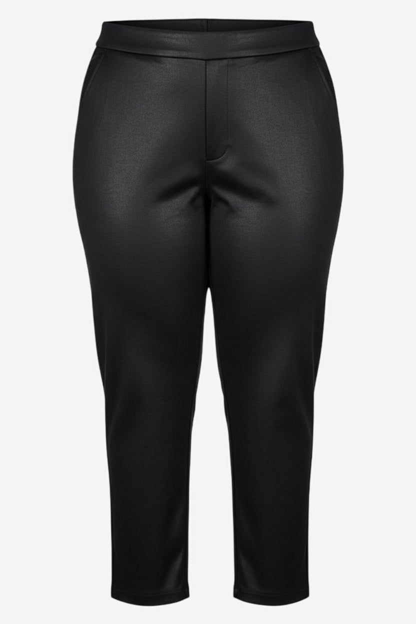 Good American Shiny Crop Scuba Knit Trousers (Regular & Plus Size) - Image 2