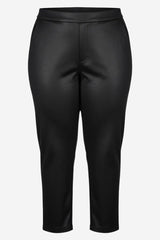 Good American Shiny Crop Scuba Knit Trousers (Regular & Plus Size) - Thumbnail 2