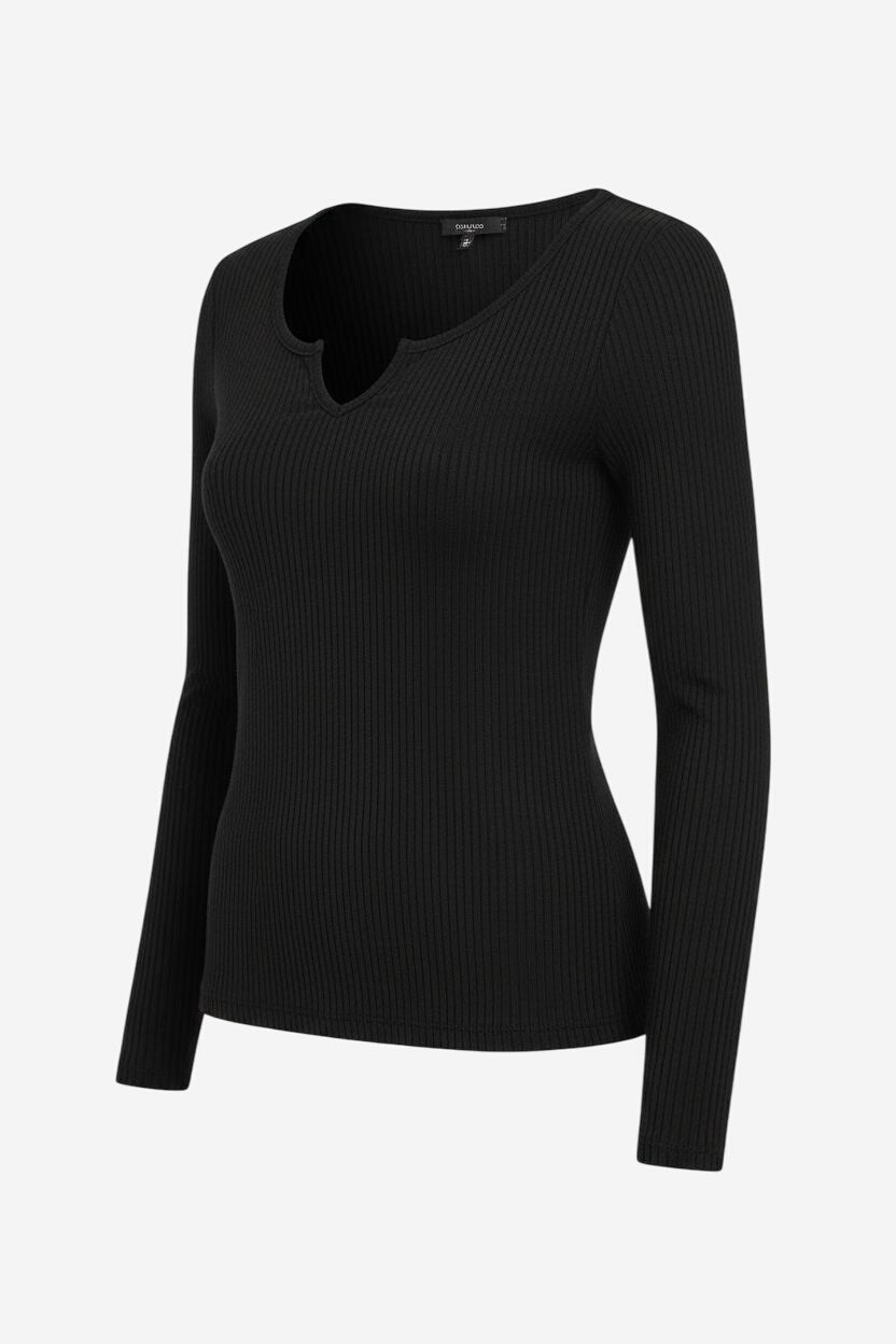 Project Social T Voyager Notch Rib Top - Image 5