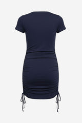 Rachel Parcell Ruched T-Shirt Mini Dress - Thumbnail 4