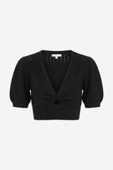 Saltwater Luxe Cropped Sweater - Thumbnail 2