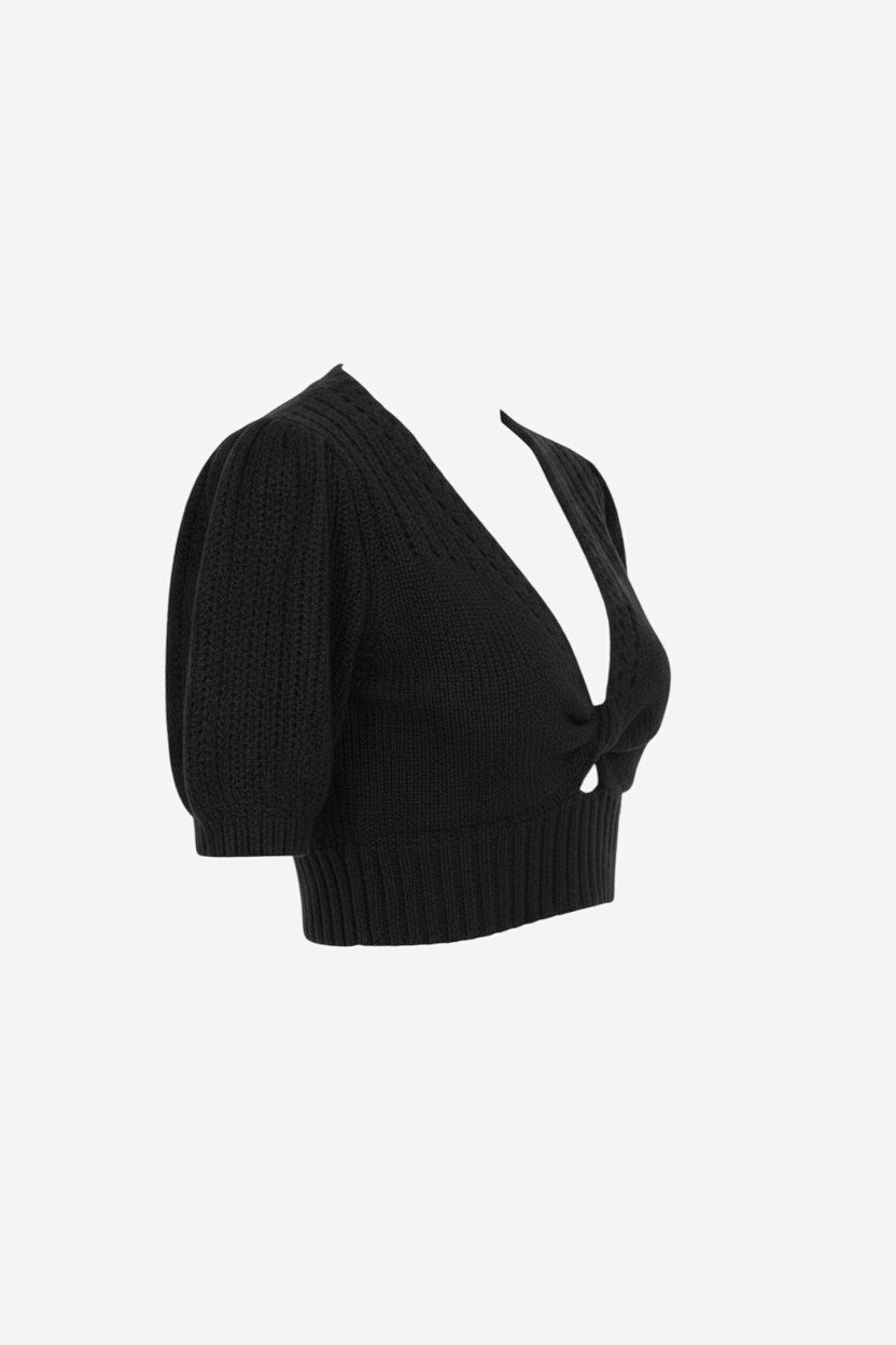 Saltwater Luxe Cropped Sweater - Image 5