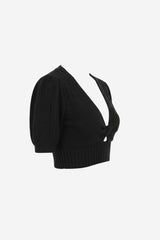 Saltwater Luxe Cropped Sweater - Thumbnail 5