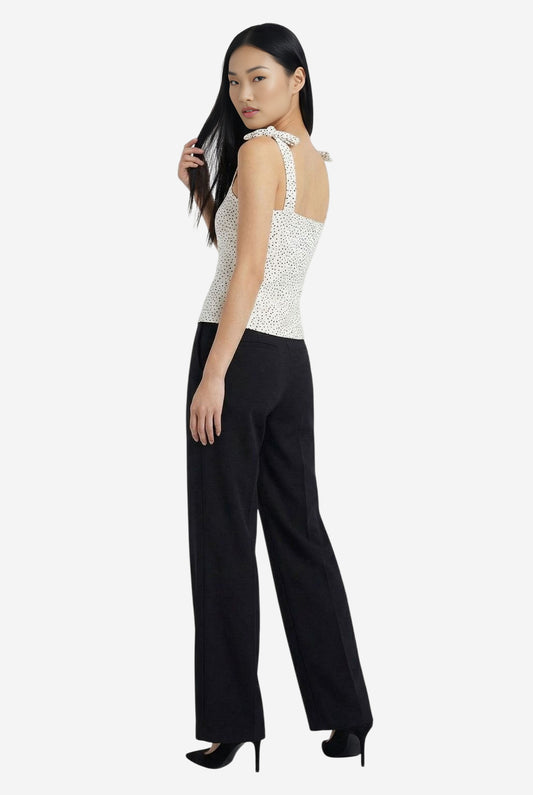 Socialite Square Neck Fitted Strappy Top - Image 3