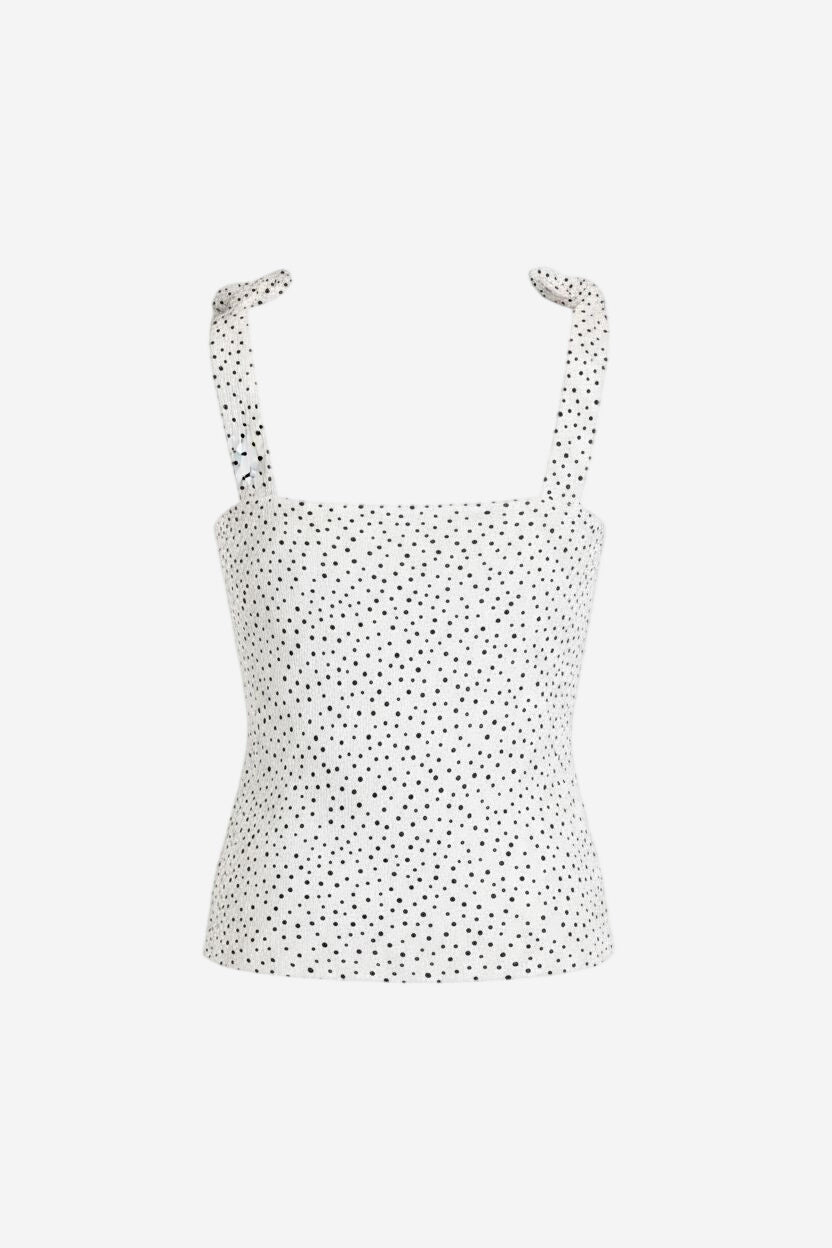 Socialite Square Neck Fitted Strappy Top - Image 4