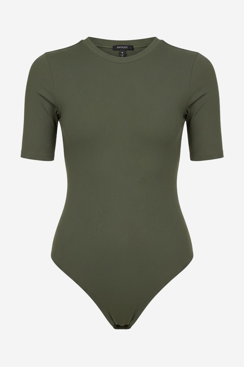 Spanx Suit Yourself Ribbed Crewneck Bodysuit - Image 2